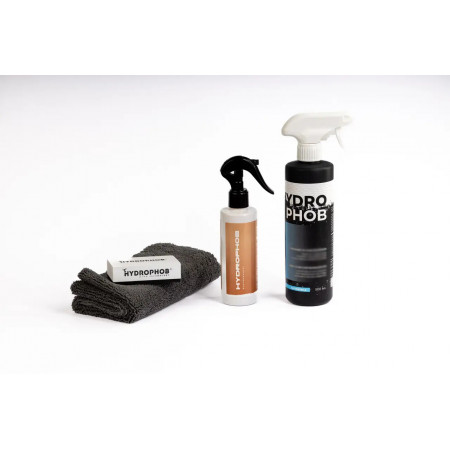 Набір Абразивний очисник скла та дзеркал від водного кмаиеню Hydrophob Stone Remover