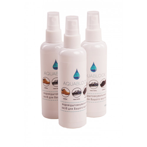 Водовідштовхувальний засіб для взуття AQUABLOCK